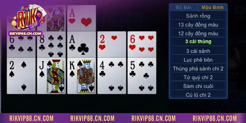 Luật mậu binh hấp dẫn – xếp bài là chìa khóa